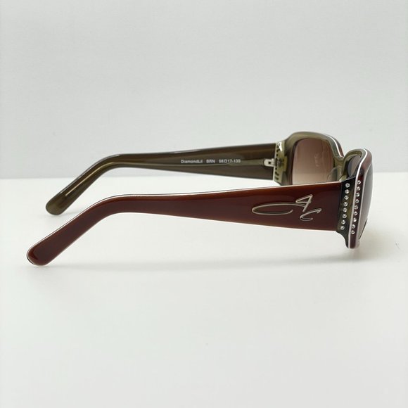Jonathan Cate Sunglasses Diamond Lil BRN 56-17-130 main image 6